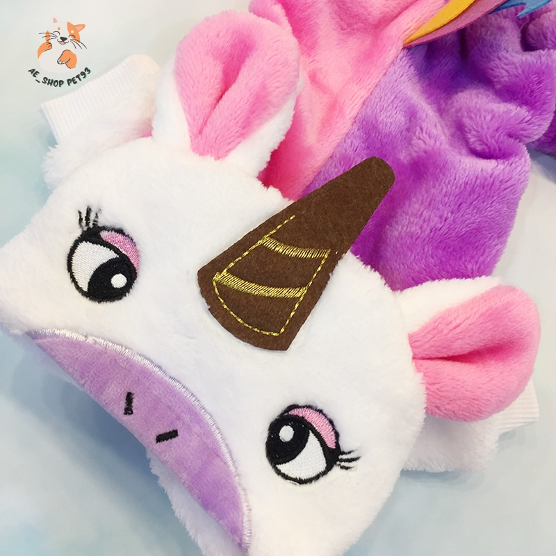 Quần áo chó mèo thú cưng: Áo Kỳ Lân Coslay cho chó mèo