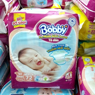 Miếng lót sơ sinh bobby nb1/nb2/xs70/xs72+8/s56