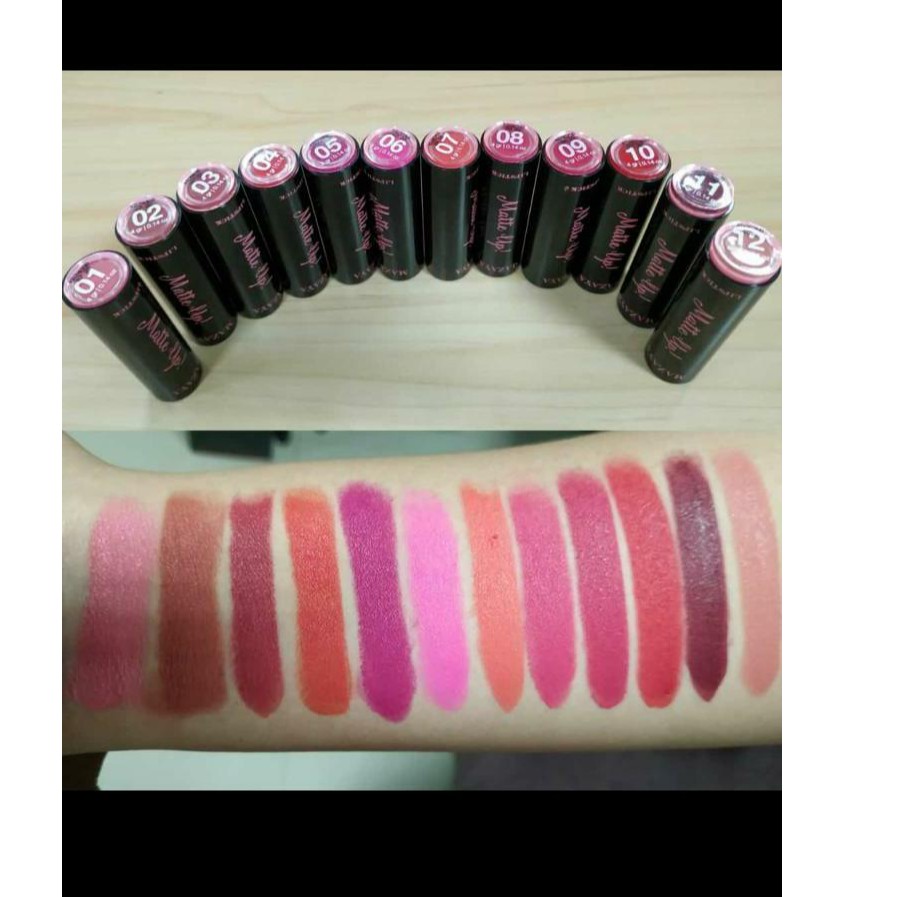 (hàng Mới Về) Son Lì Mazaya 4g Nhiều Màu Sắc Lựa Chọn | BigBuy360 - bigbuy360.vn