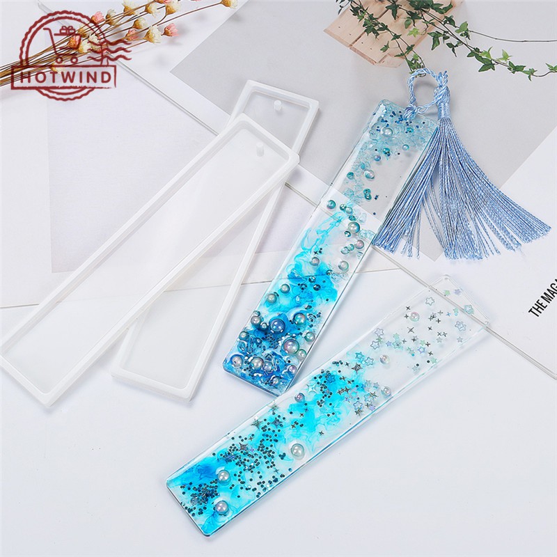 Khuôn silicon trong suốt làm thẻ đánh dấu sách tiện dụng