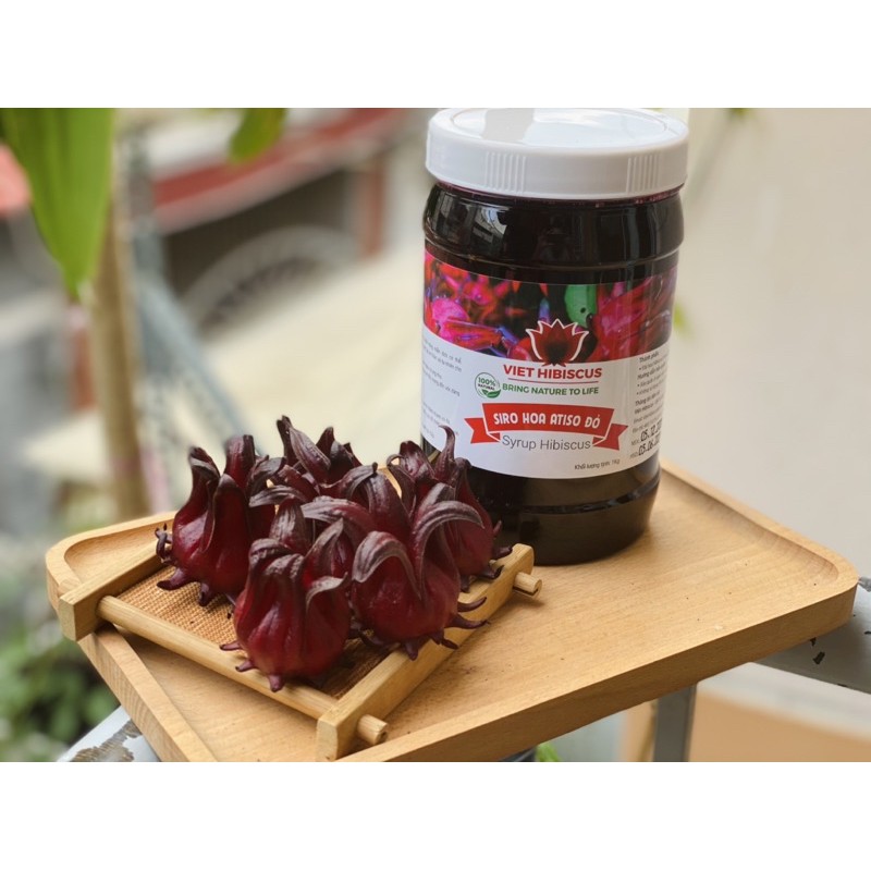 [Hủ 1kg2] Siro Atiso đỏ kèm đài hoa giòn giòn cực đã | BigBuy360 - bigbuy360.vn