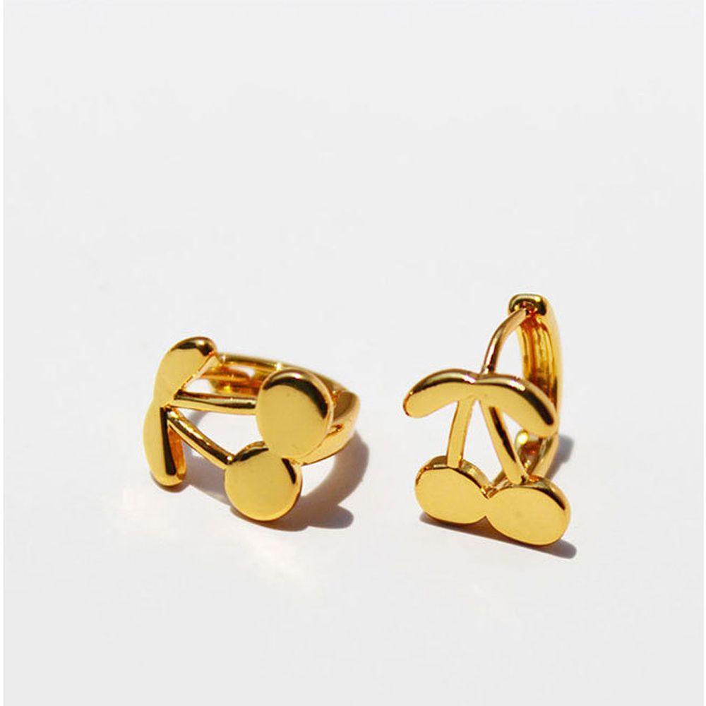 JARRED Bông Tai Hình Trái Cherry Đơn Giản Phong Cách Retro Thời Trang Cho Nữ