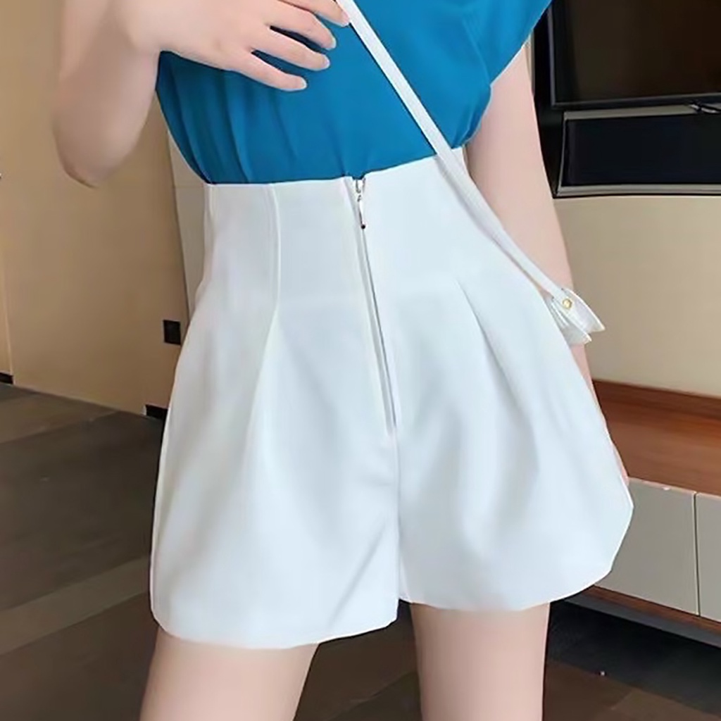 Quần short nữ lưng cao khóa giữa kiểu mới ROSA BOUTIQUE
