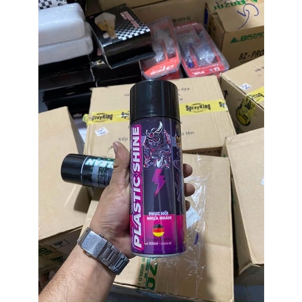 Chai Xịt Rửa Sên,Dưỡng Sên,Phục Hồi Nhựa Sprayking Nhám mẫu mới