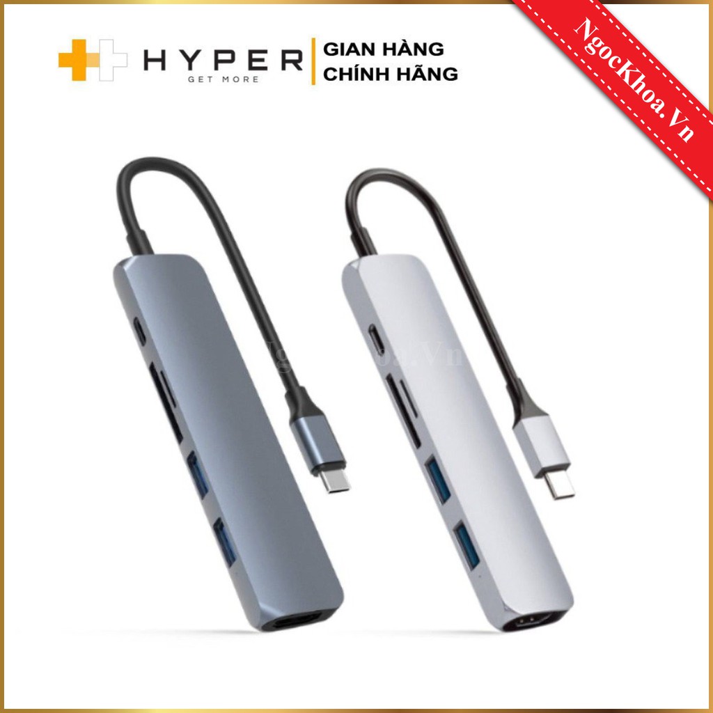 Cổng Chuyển HyperDrive BAR 6-in-1 USBB-C Hub Cho Macbook, PC & Devices