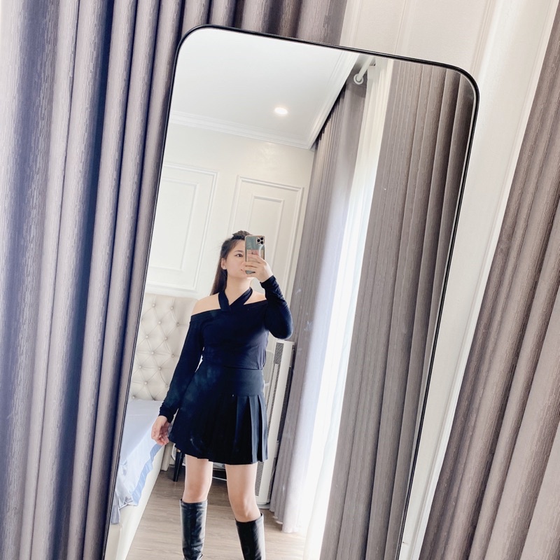 Áo trễ vai nữ dài tay m760