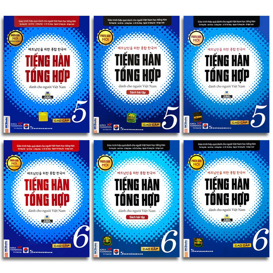 Sách - Giáo Trình Tiếng Hàn Tổng Hợp Dành Cho Người Việt Nam Cao Cấp 5 & 6 Phiên Bản Mới ( Lẻ Tùy Chọn )