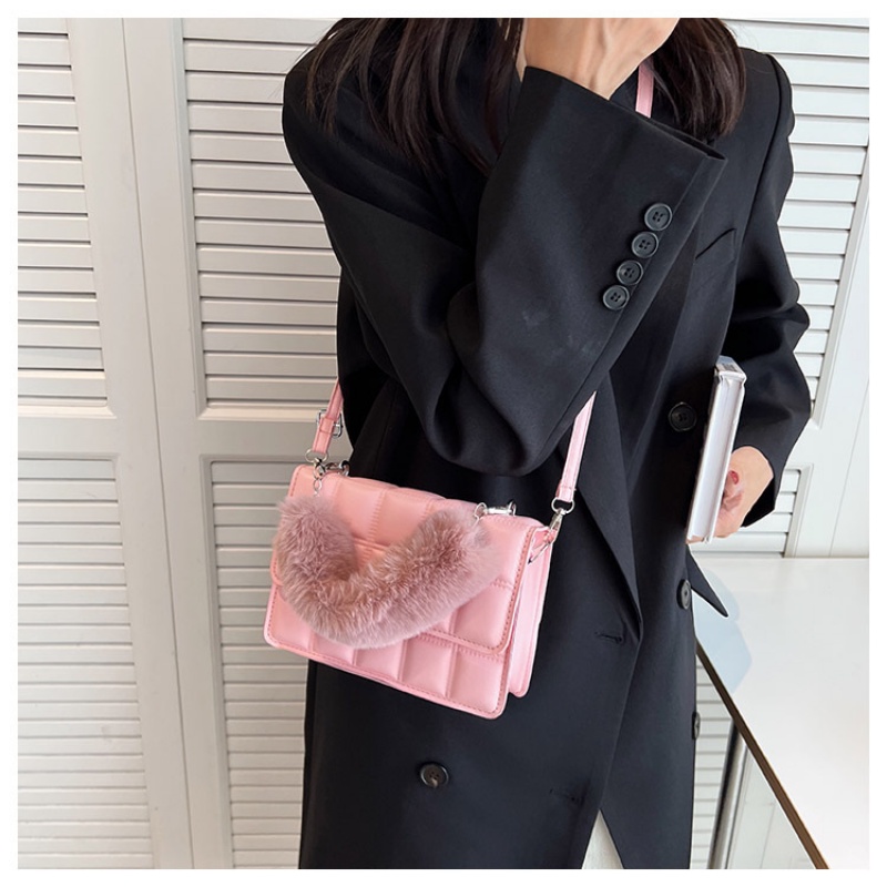 Túi Đeo Chéo Hình Vuông Nhỏ Phủ Lông Thời Trang Thu Đông 2022 Gylb1656