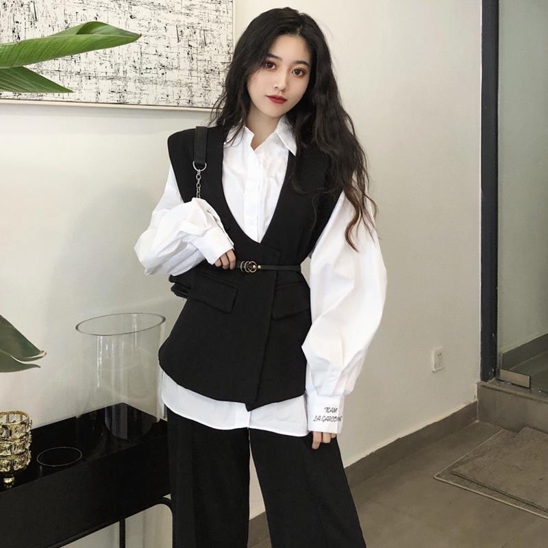 Bộ Trang Phục Mùa Thu Phong Cách Pháp Retro Dành Cho Nữ Năm 2021