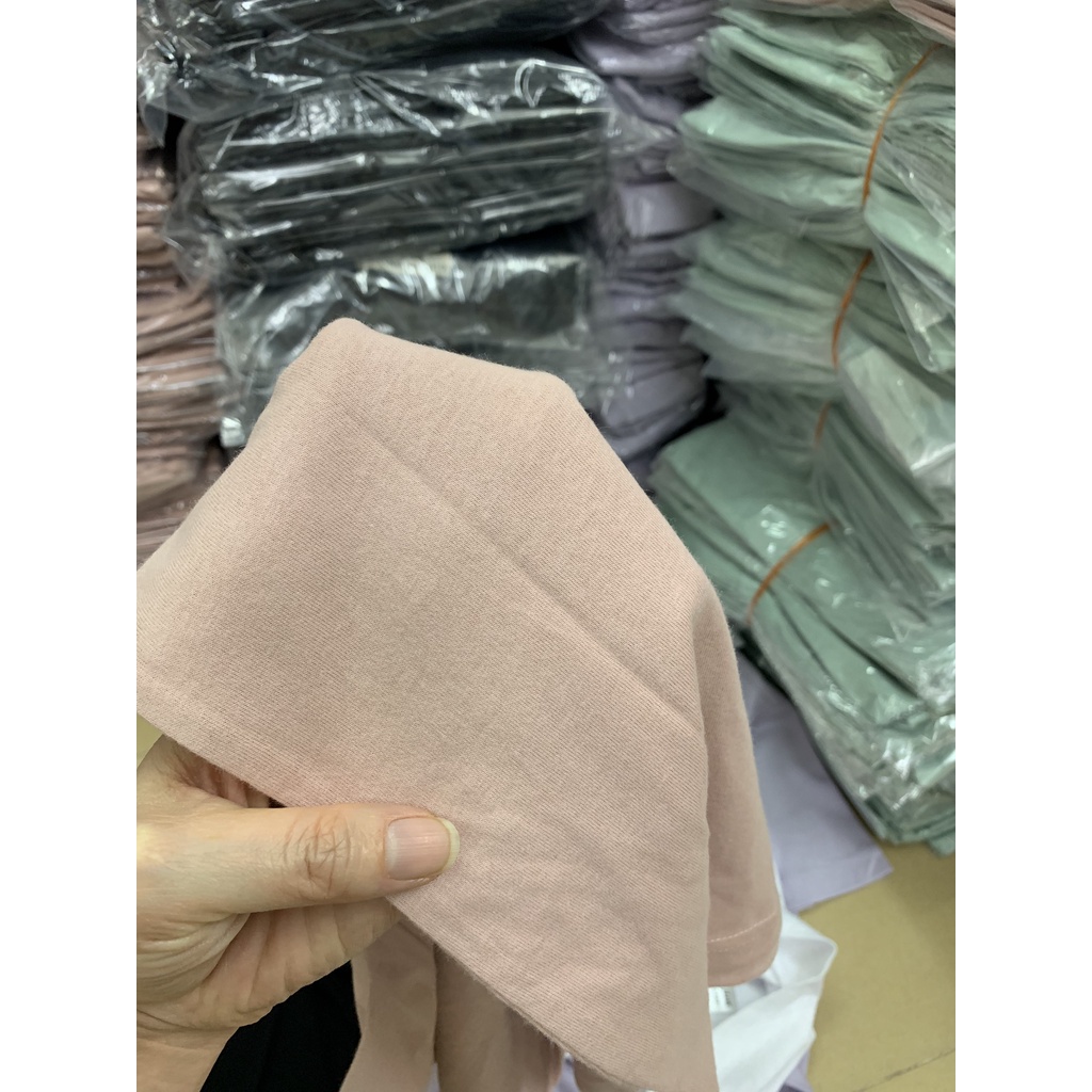 Áo Phông Trơn Nữ Chất Liệu 100% Cotton Cao Cấp, Áo Thun Hè Nữ Dáng Ôm và Dáng Rộng, Cổ Tròn