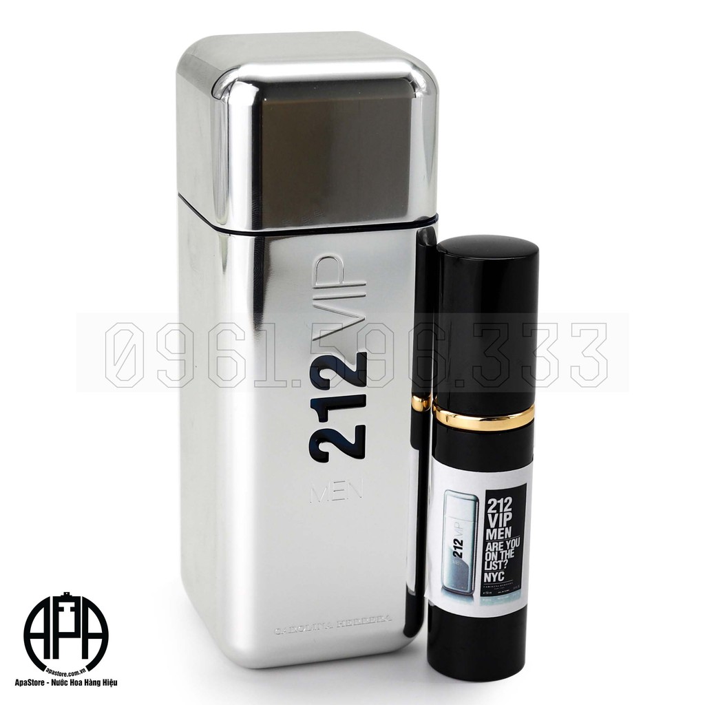 Nước Hoa Nam 212 Vip Men Bạc Chai 10ml, Hương Thơm Sử Dụng Quanh Năm Cho Các Chàng Trai | Thế Giới Skin Care