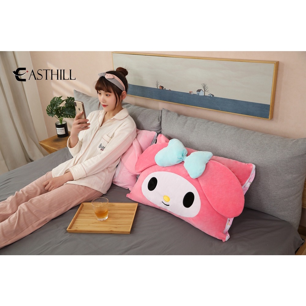 Vỏ Gối Nhồi Bông Hình Nhân Vật Kuromi Cinnamoroll Dễ Thương 50X70CM