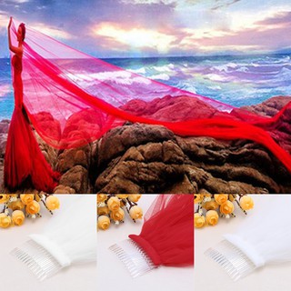 Khăn voan mềm mịn dài 3m cho cô dâu