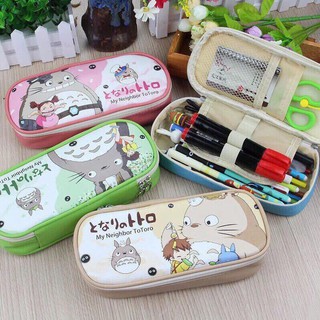 Hộp Bút Bóp Viết Canvas Họa Tiết Siêu Cute 2018