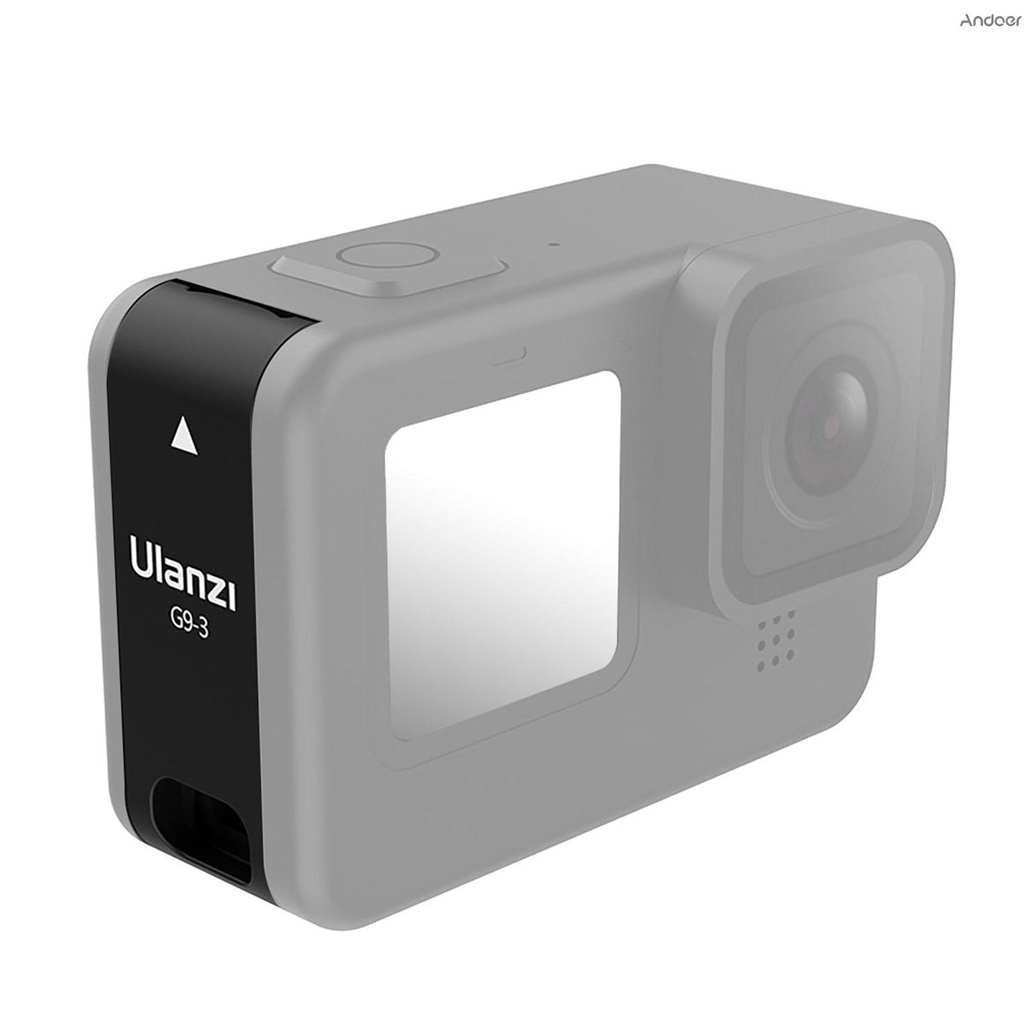 ULANZI Nắp Nhựa Đậy Pin Sạc Loại Bỏ Nắp Đậy Cho Máy Ảnh Hành Động Gopro Hero 9 G9-3
