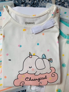 Bộ raglan chấm bi chaang/ Size 9-36m