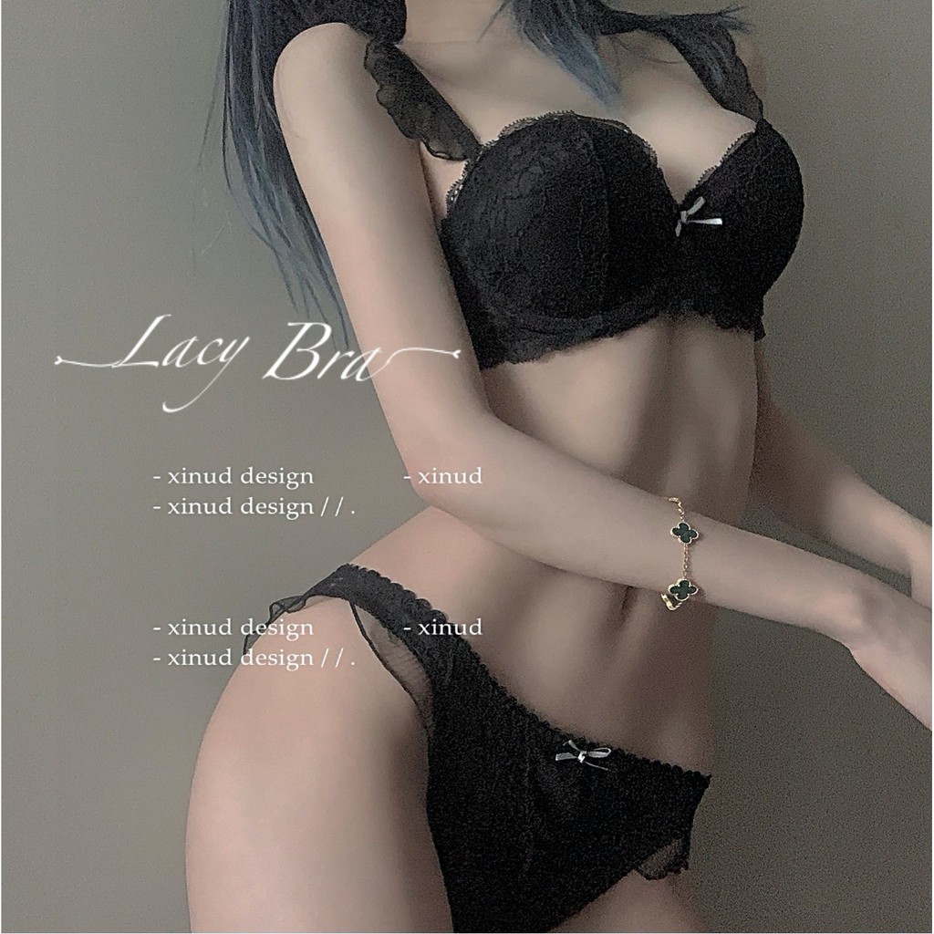 Bộ Đồ Lót Ren Mềm Sexy Có Gọng Đệm Mỏng Quai Bèo Siêu Xinh Lacy Bra - B01 | BigBuy360 - bigbuy360.vn