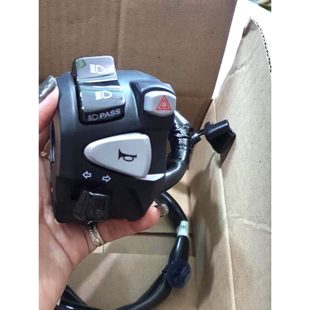Cùm công tắc trái CB650 full chức năng Vario Raider Sirius Wave Exciter - Công tắt CB 650F