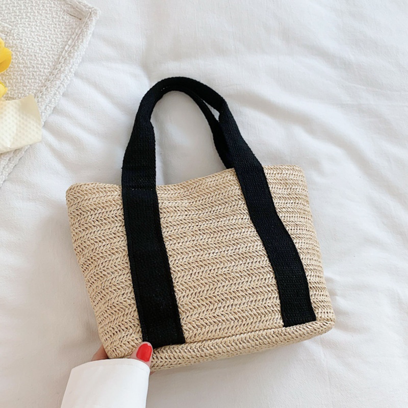 Túi Xách Đan Mây Màu Sắc Đơn Giản Thời Trang Cho Nữ
