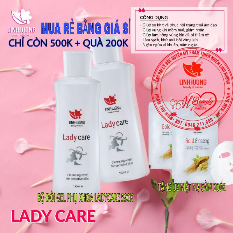 Combo Bộ Đôi Ladycare tự tin hạnh phúc [Mỹ phẩm chính hãng 100%]