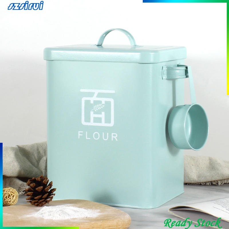 Hộp đựng bột giặt bằng kim loại 6L