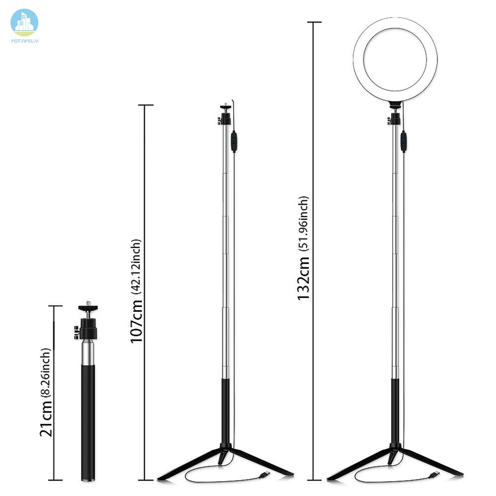 Bộ 3 Đèn Trợ Sáng Chụp Ảnh 20cm / 8 Inch 3200k-5500k