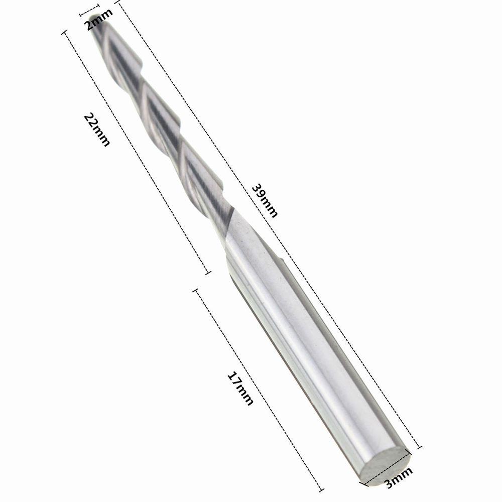 Set 5 Mũi Khoan Xoắn Ốc 2mm Chuyên Dụng Làm Mộc
