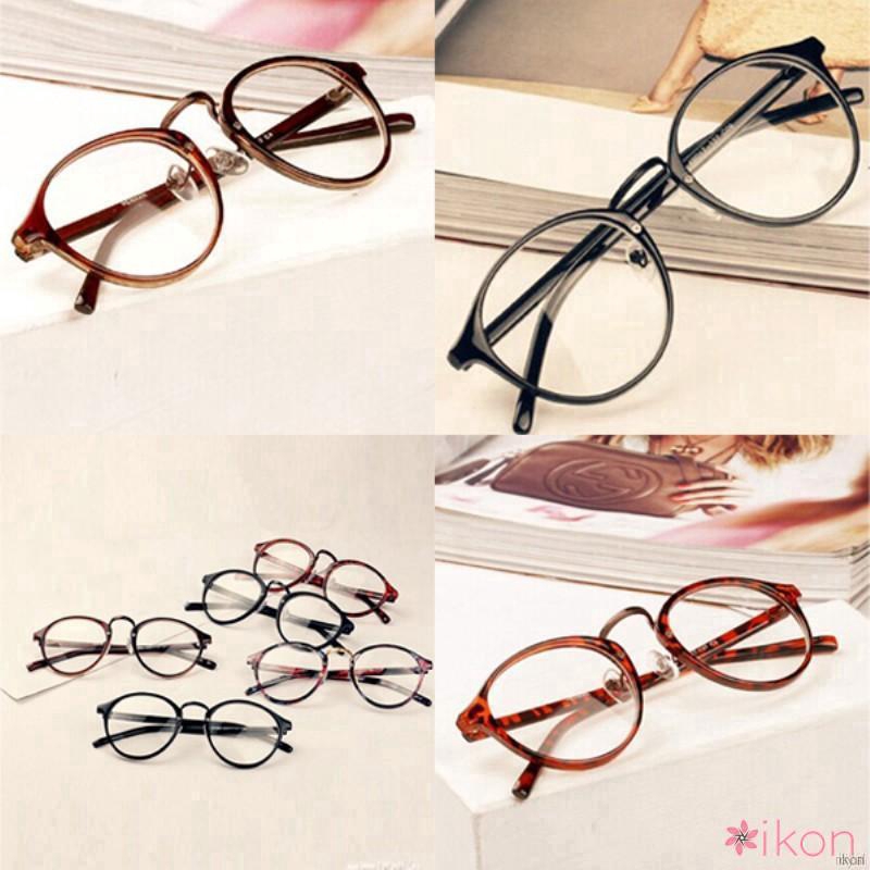 Mắt Kính Giả Cận Phong Cách Retro Unisex