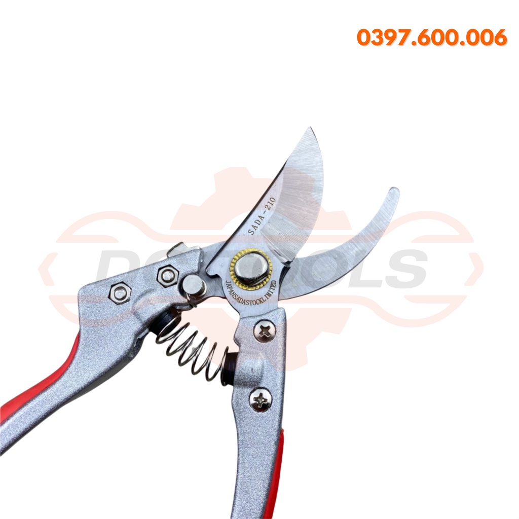 KÉO CẮT LÁ, TỈA CÀNH CÂY SADA ZS-210 Nhật Bản CHÍNH HÃNG DCTOOLS (KHO SỈ)