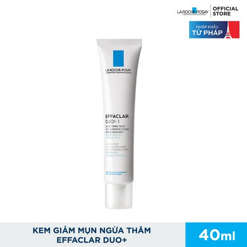 Bộ đôi kem dưỡng giảm mụn, ngừa thâm La Roche Posay Effaclar Duo+ 40ml và Xịt khoáng làm dịu da 50ml | WebRaoVat - webraovat.net.vn