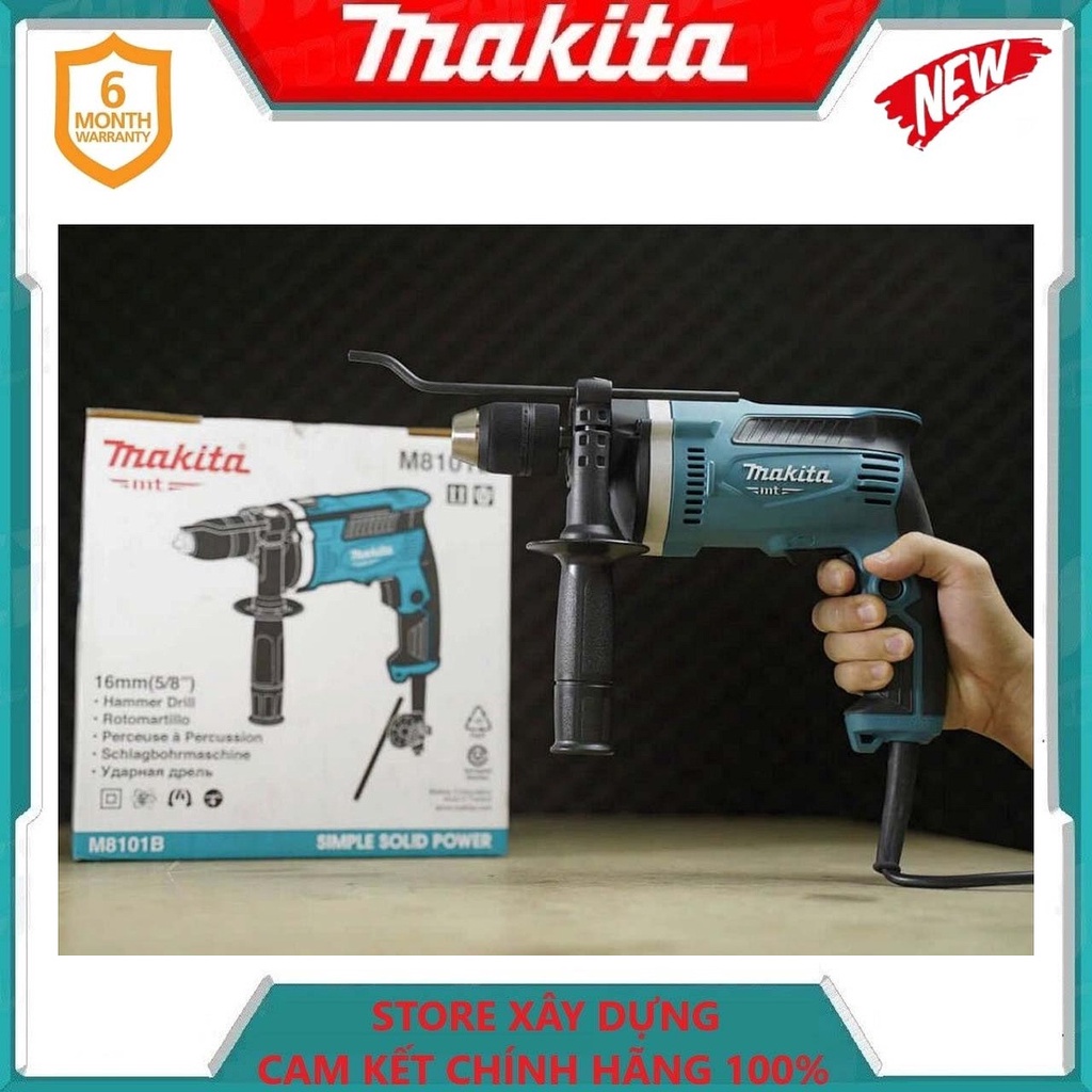 MÁY KHOAN BÚA  16MM 710W MAKITA M8101B- HÀNG CHÍNH HÃNG
