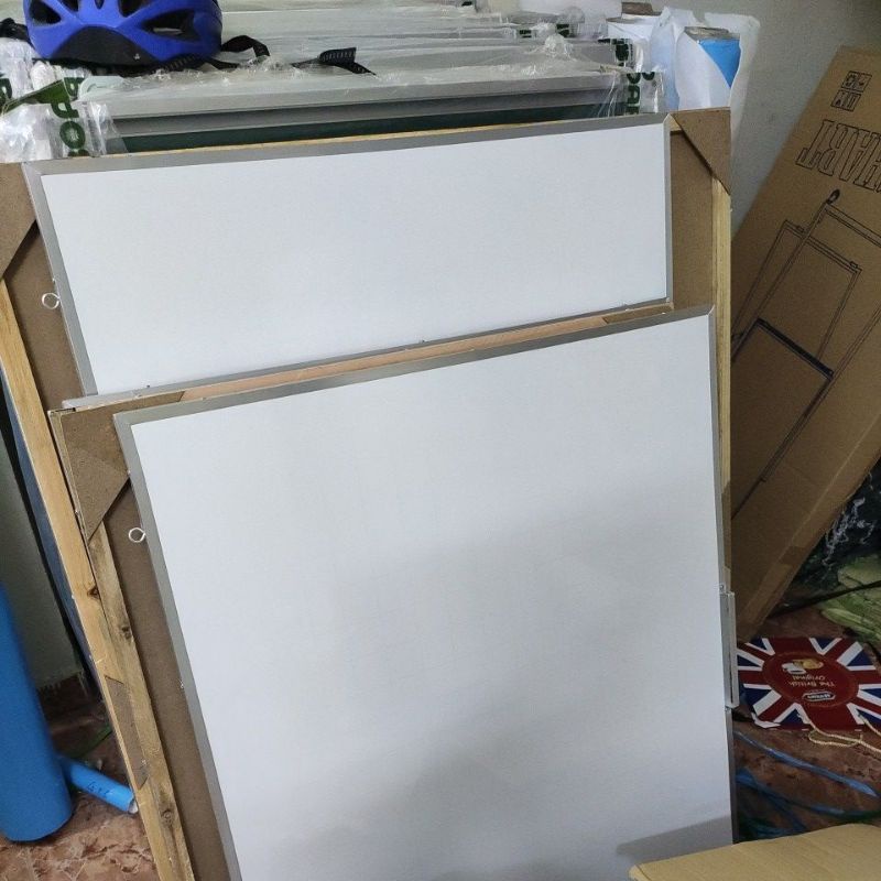 Bảng mica viết bút lông 60 x 100cm tặng kèm bút lông + lau bảng