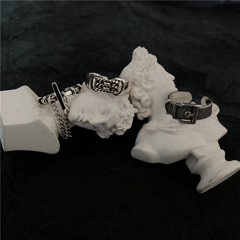 Nhẫn hợp kim phong cách punk cá tính cho nam và nữ 22015