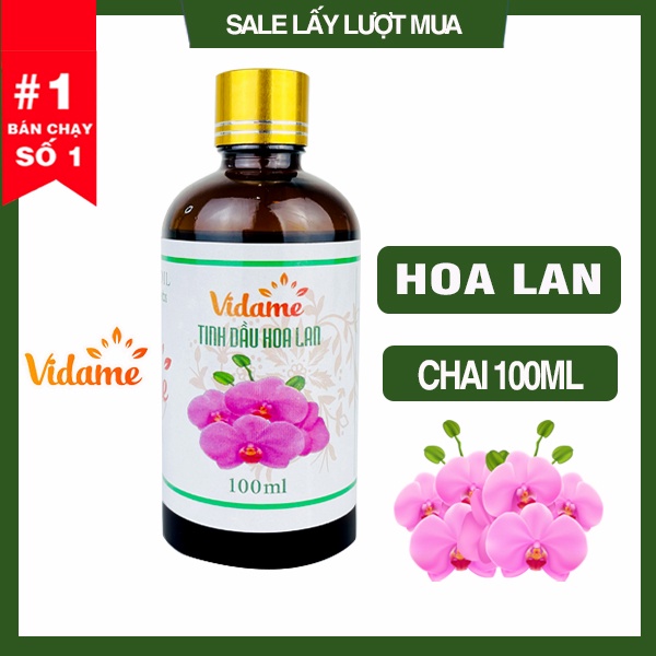 [TRỢ GIÁ] 100ML Tinh Dầu Hoa Lan Nguyên Chất VIDAME -Hàng Công Ty Nhập Khẩu Ấn, hương hoa lan ngọt ngào, xông thơm phòng