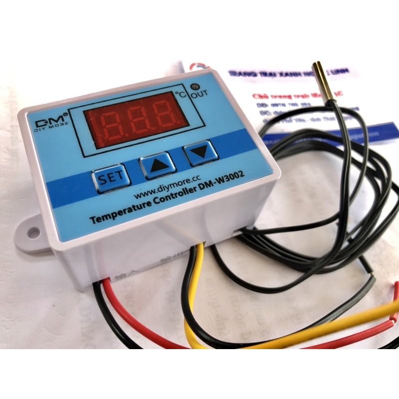Điều khiển nhiệt độ tự động W3002/12v độ chính xác cao.