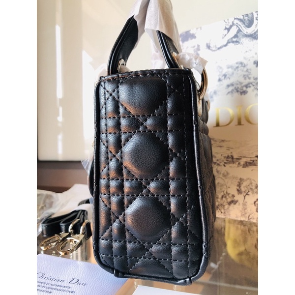 túi xách lady 3 ô size 17 bản 2 dây fullbox