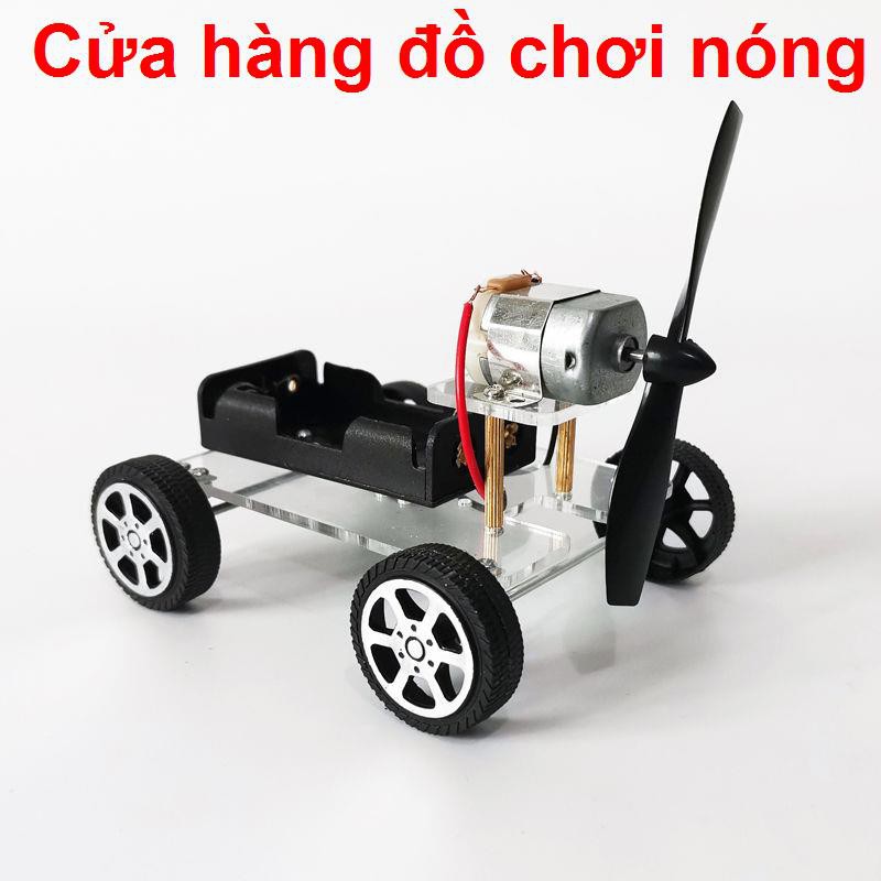 Công nghệ ô tô gió sản xuất nhỏ sáng chế sinh viên tự làm thủ gói vật liệu thí nghiệm khoa học câu đố lắp ráp đồ1