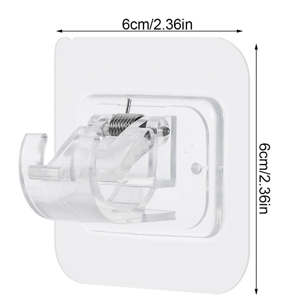 KUNHEV Set 2 Giá Đỡ Thanh Treo Rèm Cửa Tự Dính Sắp Xếp Gọn Gàng Cho Nhà Bếp