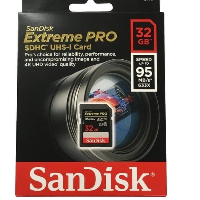 Thẻ Nhớ Sandisk Sdhc 32gb 95mb / S - Extreme Pro 32 Gb 95mbps