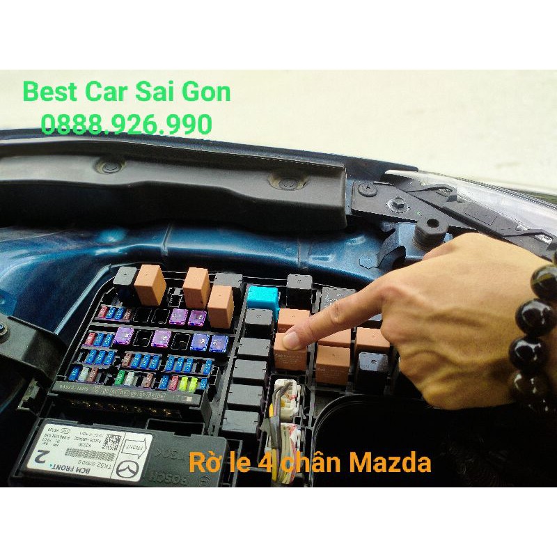 Rờ le 4 chân ô tô Mazda