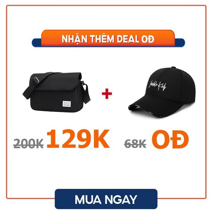 Túi Đeo Chéo Nam Nữ - KÈM DEAL 0đ - Túi Đeo Mini Vải Canvas Thời Trang Phong Cách Hàn Quốc TC87