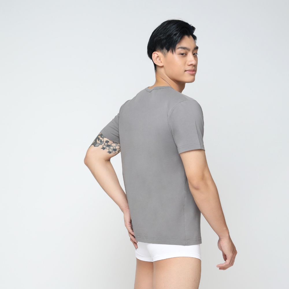 Áo Thun Nam Jockey Cotton Compact In Haft Boy Thoáng Khí Co Giãn - J7339