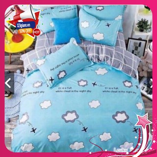 Set ga kèm 2 vỏ gối nằm cotton HCM14