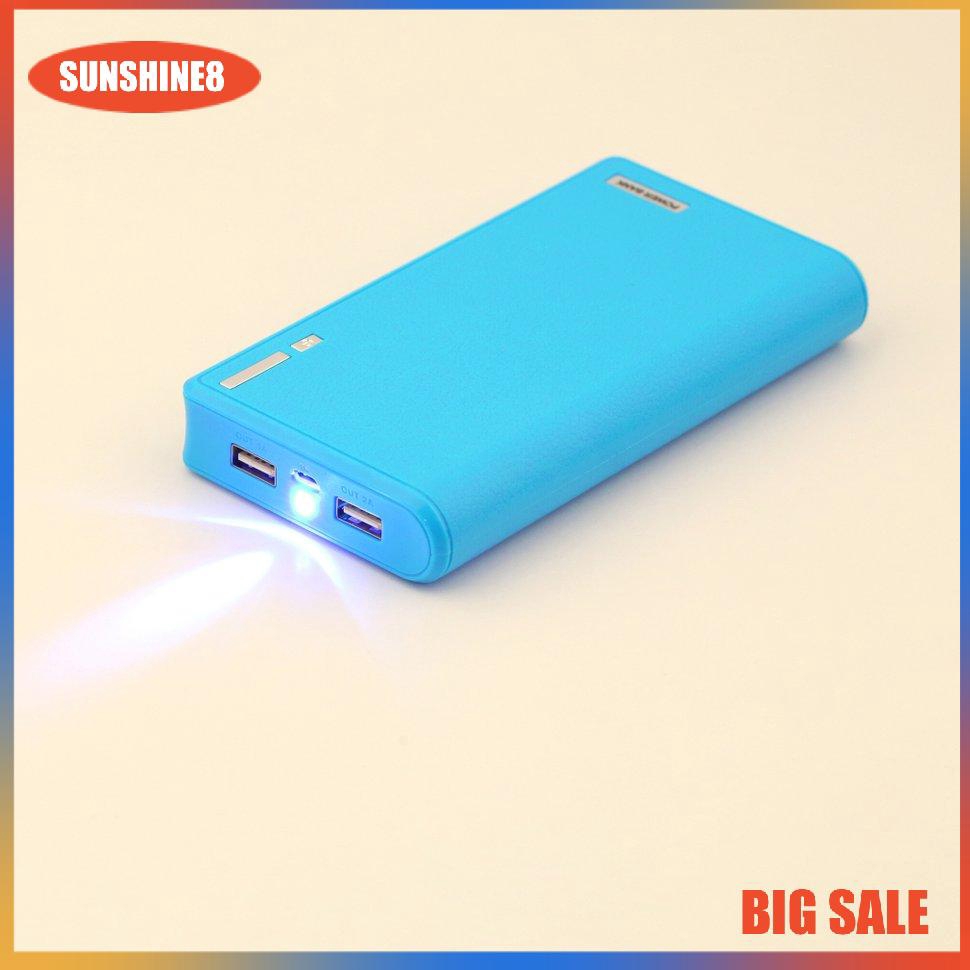 Pin sạc dự phòng hai cổng USB có đèn LED 13000mAH tiện dụng