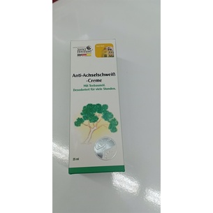 Kem khử mùi cơ thể Sanct Bernhard Anti-AchselschweiB-Creme chiết xuất tinh dầu tràm trà (25ml/100ml)