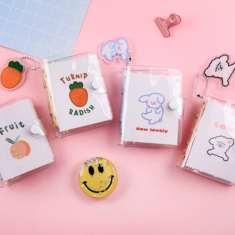 Sổ Tay Mini Trong Suốt 3 Vòng Tiện Dụng