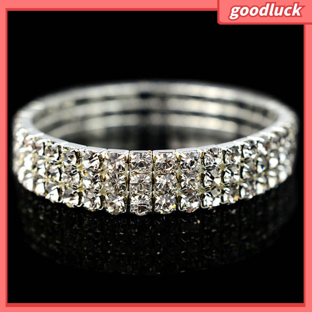 Vòng tay đính đá lấp lánh hợp thời trang