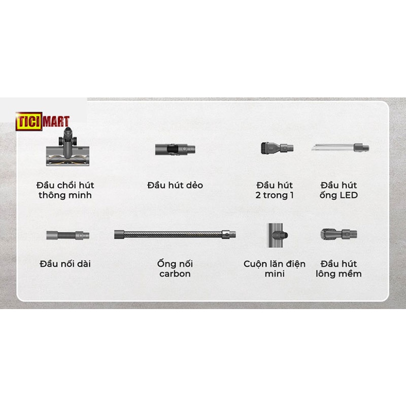 Máy Hút Bụi Cầm Tay Không Dây Đa Năng Xiaomi Dreame V12 Pro Lực Hút 32.000 Pa Hàng Chính Hãng