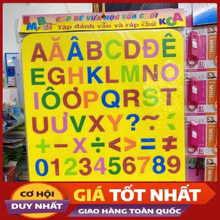 🌻 Bảng xốp chữ cái và số lắp ghép,bé học chữ và số loại đẹp bền