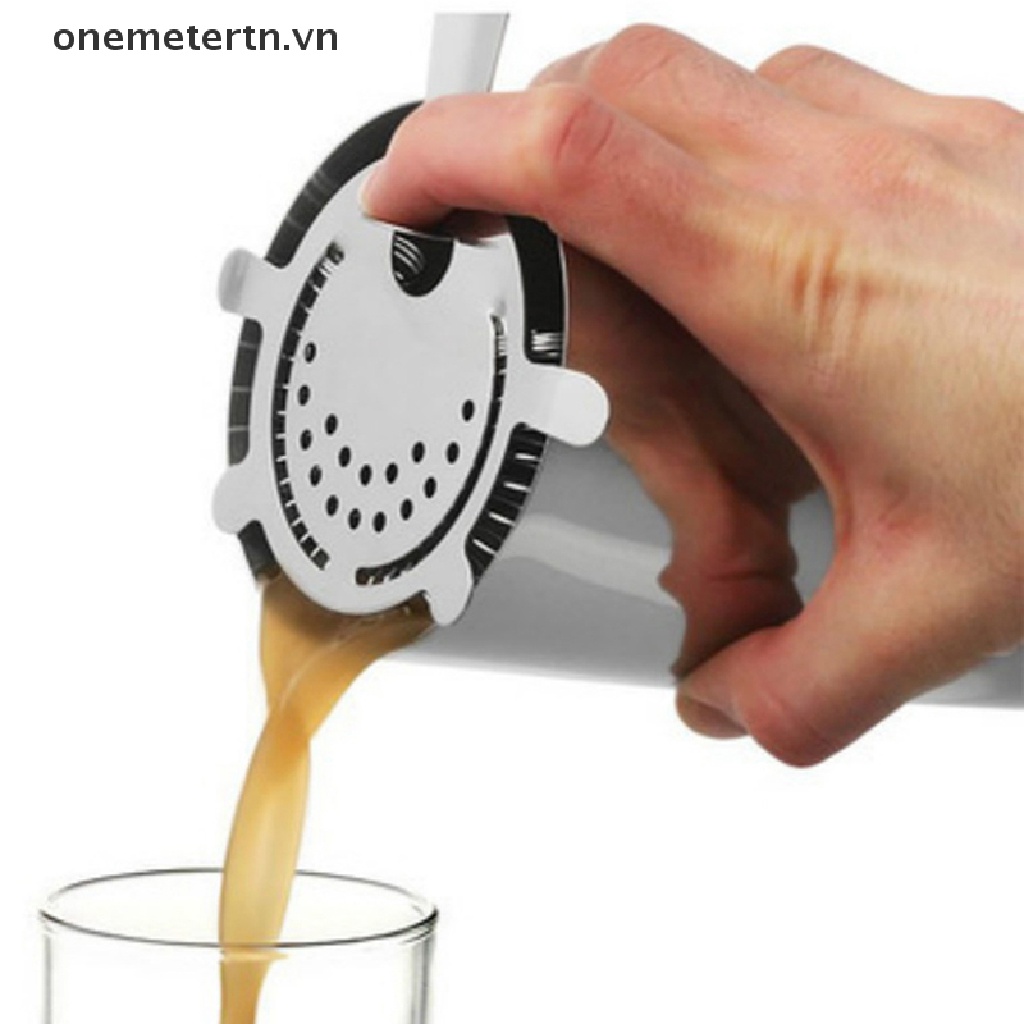 【onemetertn】 Cocktail Shaker Ice Strainer Bar Stainless Steel Filter Barware Bar Tools 【VN】